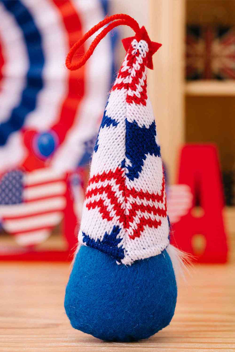 4-Piece Independence Day Knit Hanging Gnomes - ReesENT