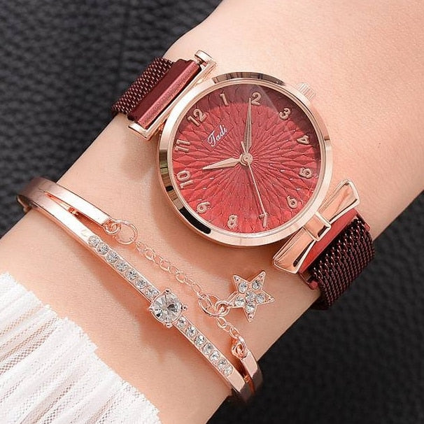 Luxury Magnetic Quartz Bracelet Watches - ReesENT