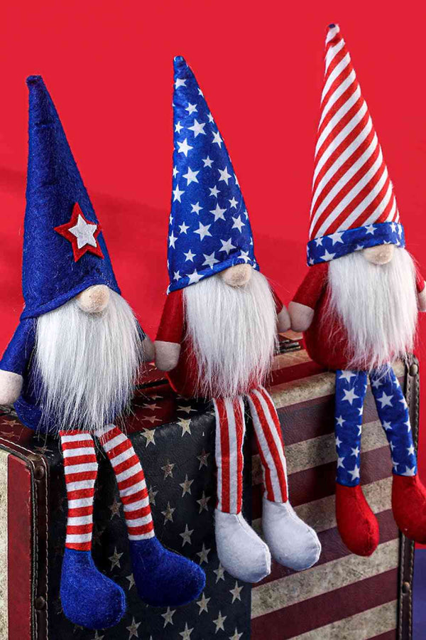3-Piece Independence Day Pointed Hat Gnomes - ReesENT