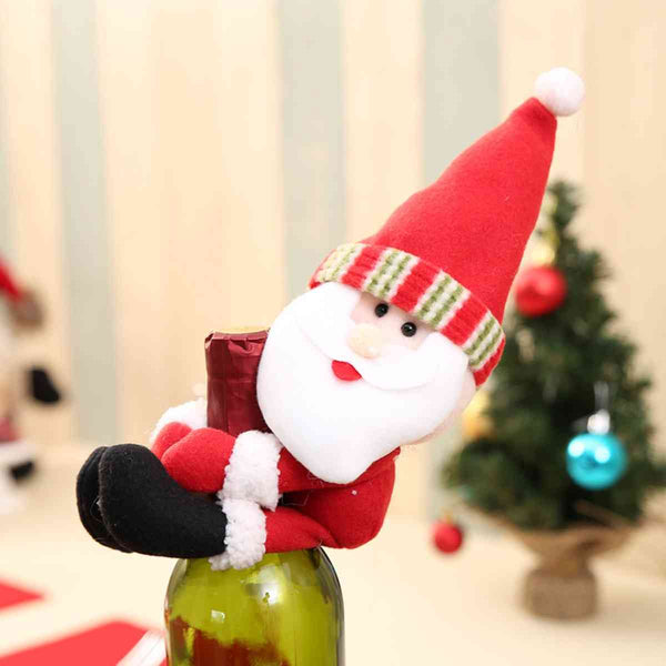 Christmas Gnome Wine Bottle Decoration - ReesENT