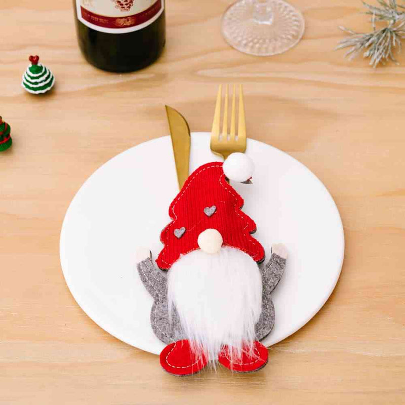 3-Piece Faceless Gnome Cutlery Holders - ReesENT