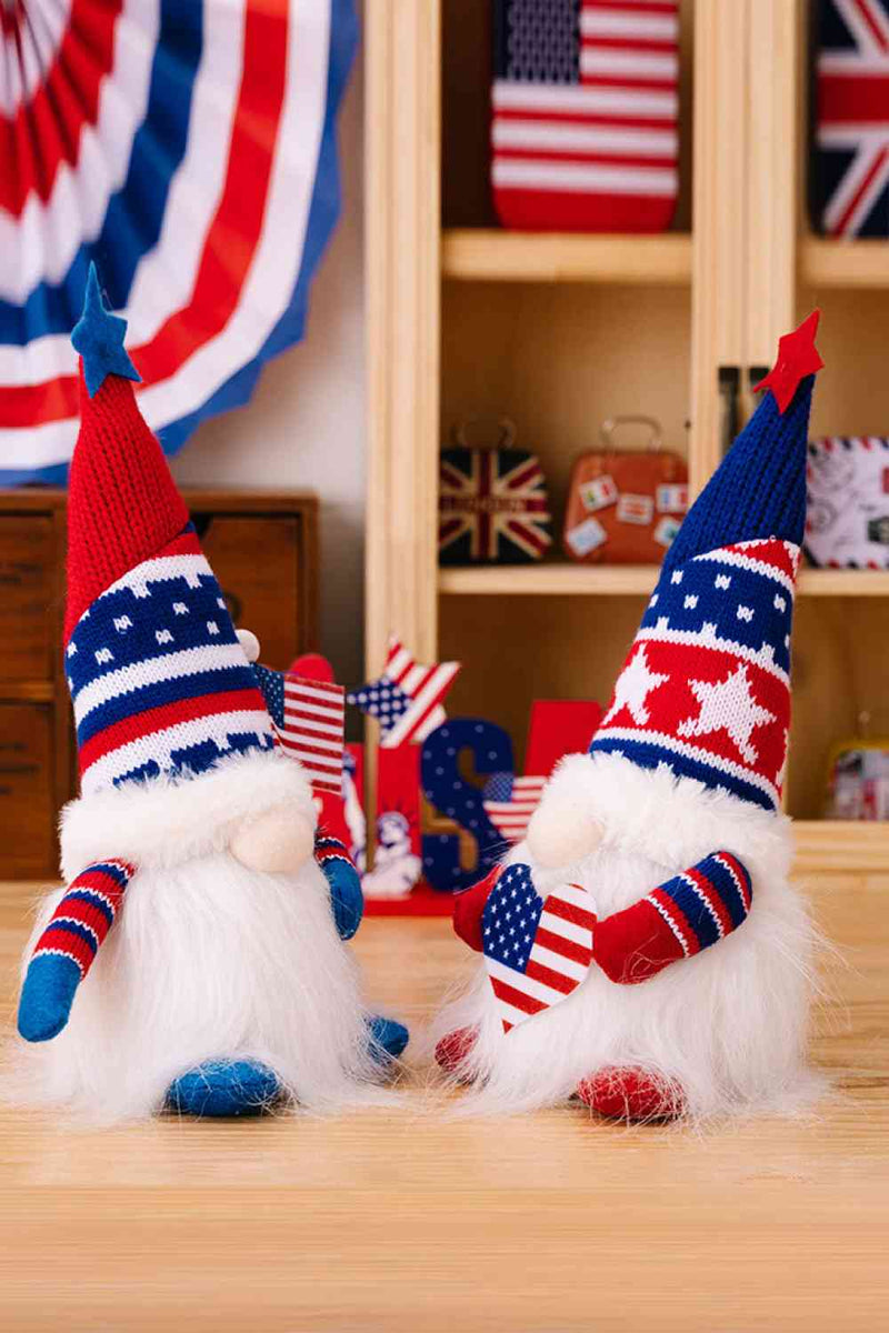 2-Piece Independence Day Knit Decor Gnomes - ReesENT