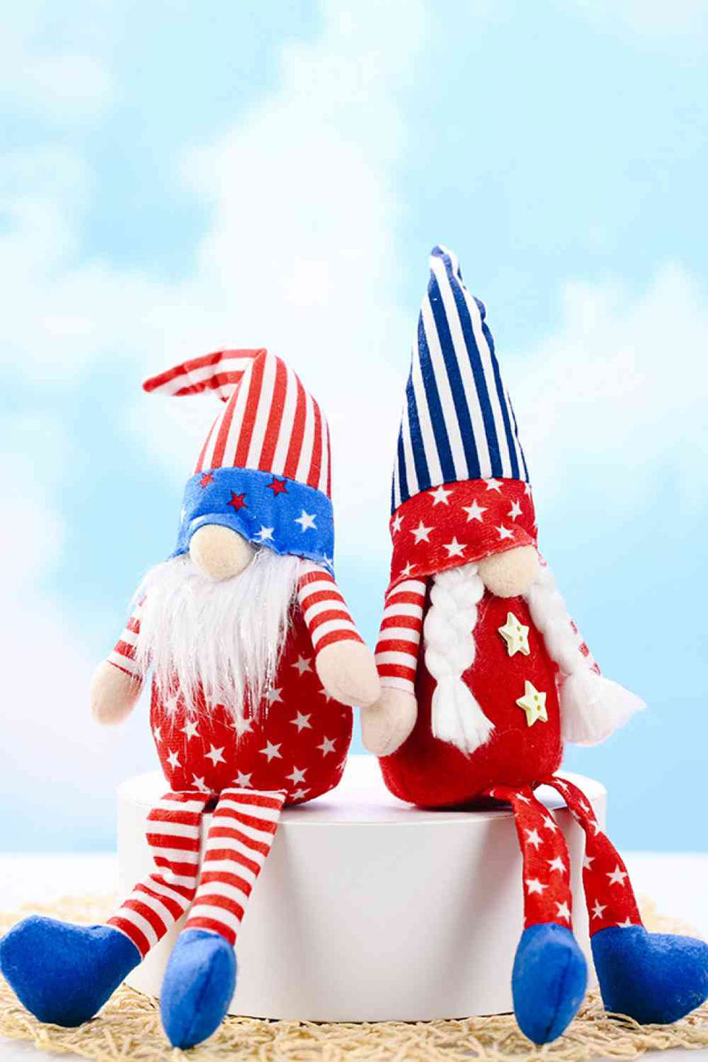 2-Piece Independence Day Pointed Hat Decor Gnomes - ReesENT