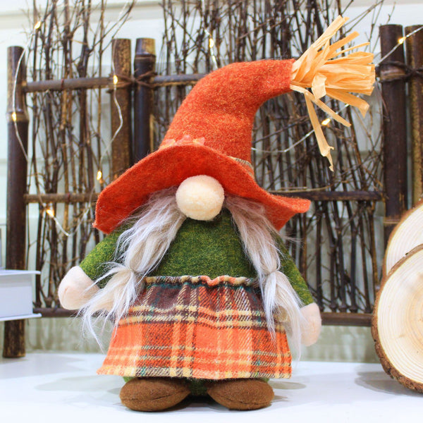 Gnome Harvest Festival Gnome Fall Scarecrow Faceless Doll Decoration Supplies - ReesENT
