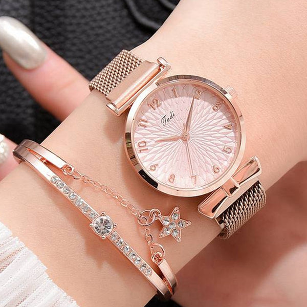 Luxury Magnetic Quartz Bracelet Watches - ReesENT
