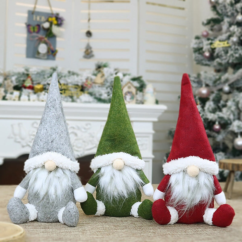 Gnomes Christmas Doll Gnome Merry Christmas Decorations For Home 2022 Cristmas Ornament Xmas Navidad Gifts New Year 2023 - ReesENT