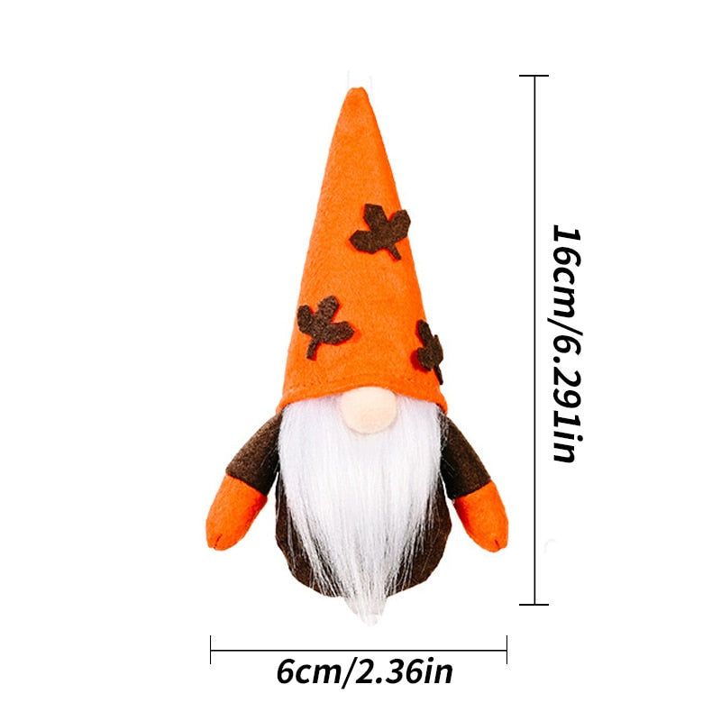 Gnomes Fall Gnome Pumpkin Sunflower Nisse Tomte Elf Dwarf Christmas Decoration Faceless Doll Valentines Day Home Ornaments Thanksgiving - ReesENT