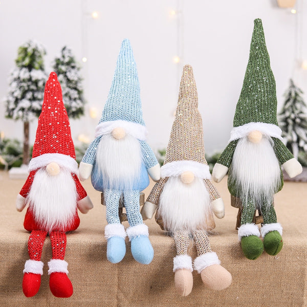 Gnomes Christmas Doll Gnome Merry Christmas Decorations For Home 2022 Cristmas Ornament Xmas Navidad Gifts New Year 2023 - ReesENT