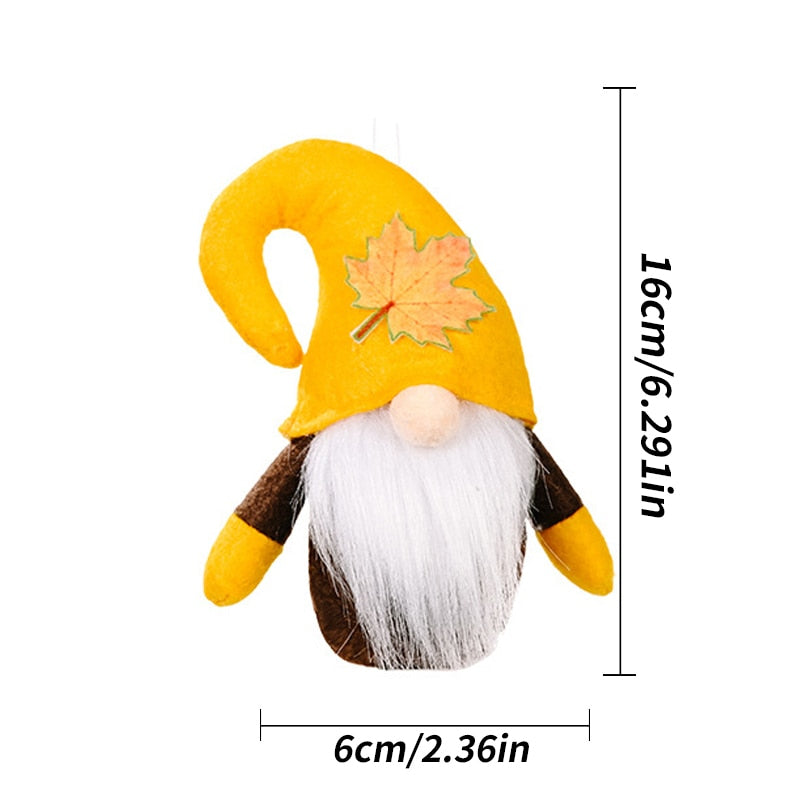 Gnomes Fall Gnome Pumpkin Sunflower Nisse Tomte Elf Dwarf Christmas Decoration Faceless Doll Valentines Day Home Ornaments Thanksgiving - ReesENT