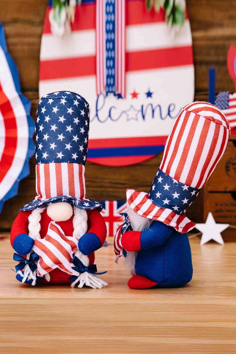 2-Piece Independence Day Decor Gnomes - ReesENT