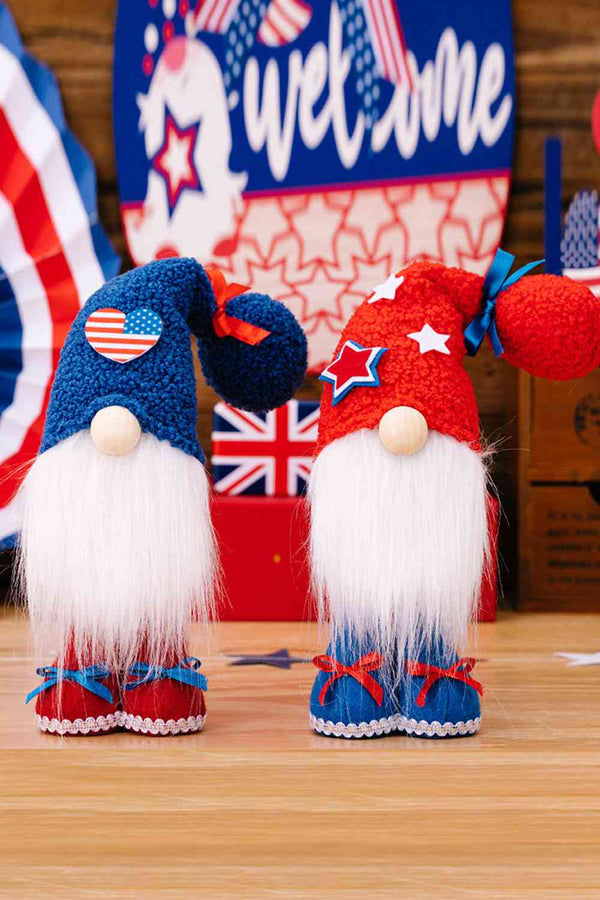 2-Piece Independence Day Knit Beard Gnomes - ReesENT