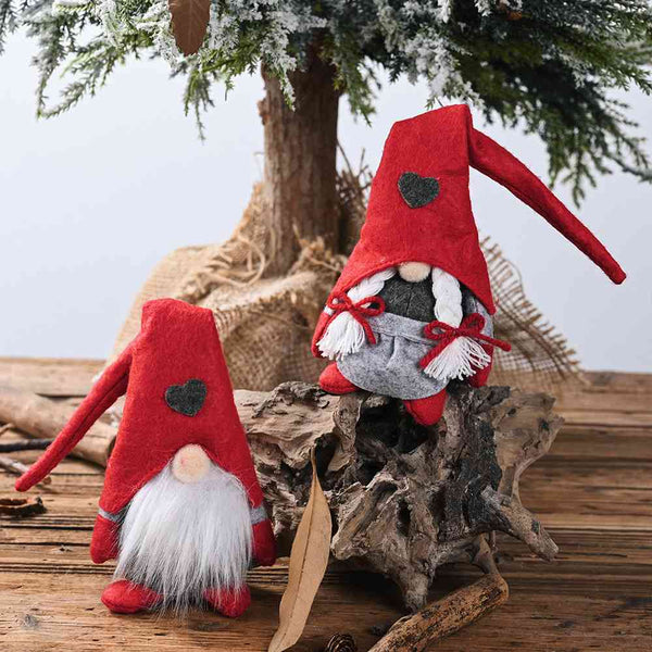 2-Piece Heart Pointed Hat Faceless Gnomes ReesEnt